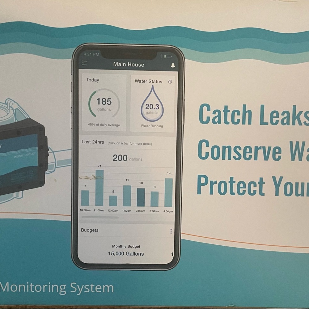 Smart Water Monitoring System - Black